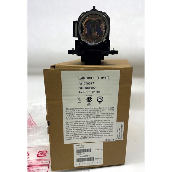 Replacement Digital Video Projector Bulb and- Hitachi DT00771 - CPX605WLAMP - Picture 6 of 9